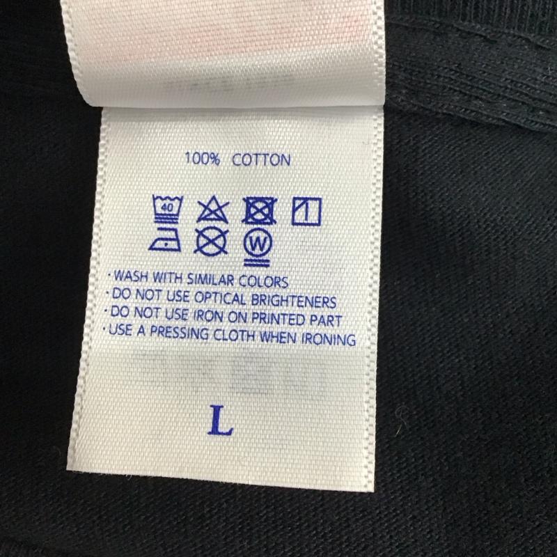 イグザンプル EXAMPLE Tシャツ 半袖 半袖カットソー プリントTシャツ クルーネックカットソー L ロゴ、文字 黒 / ブラック / メンズ USED 古着 中古 10119518