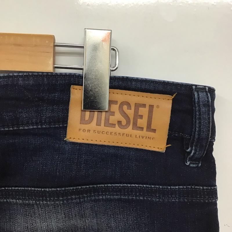 ディーゼル DIESEL パンツ デニム、ジーンズ デニムパンツ スリムパンツ カジュアルパンツ ストレッチパンツ 34インチ 無地 インディゴ / インディゴ / メンズ USED 古着 中古 10135919