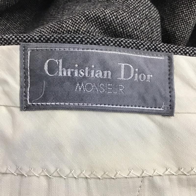 クリスチャンディオール Christian Dior パンツ スラックス スラックスパンツ ワイドパンツ カジュアルパンツ 無地 茶 / ブラウン / メンズ USED 古着 中古 10128771