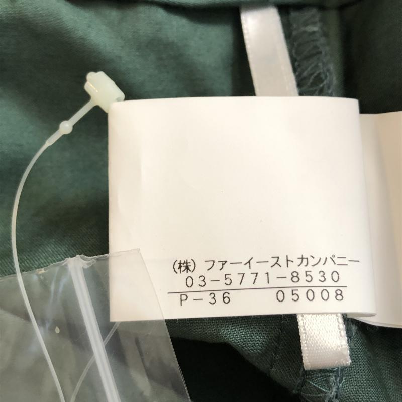 アナイ ANAYI パンツ ショートパンツ ハーフパンツ ロールアップ センタープレス ワーク 38 無地 緑 / グリーン / X カーキ / カーキ / レディース USED 古着 中古 10029099