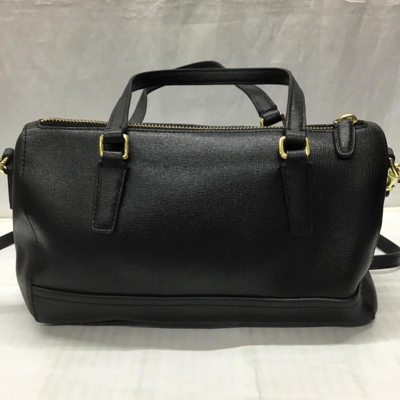 コーチ COACH ハンドバッグ ハンドバッグ 49392 2WAY ショルダー ロゴ、文字 黒 / ブラック / レディース USED 古着 中古 10115583