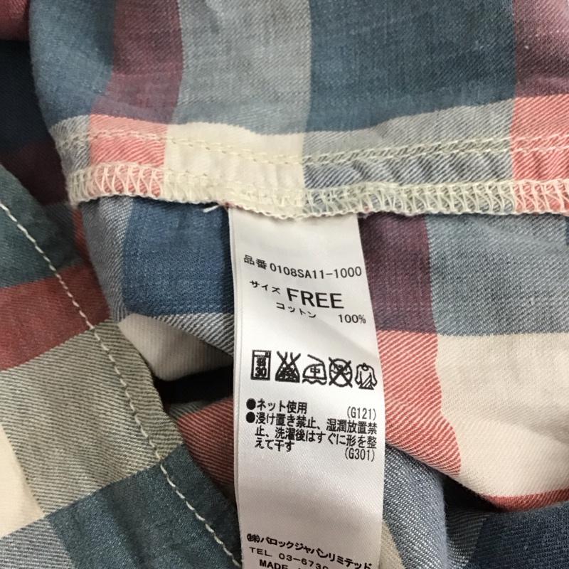 マウジー MOUSSY シャツ、ブラウス 長袖 0108SA11-1000 胸ポケット コットン FREE チェック マルチカラー / マルチカラー / レディース USED 古着 中古 10126071
