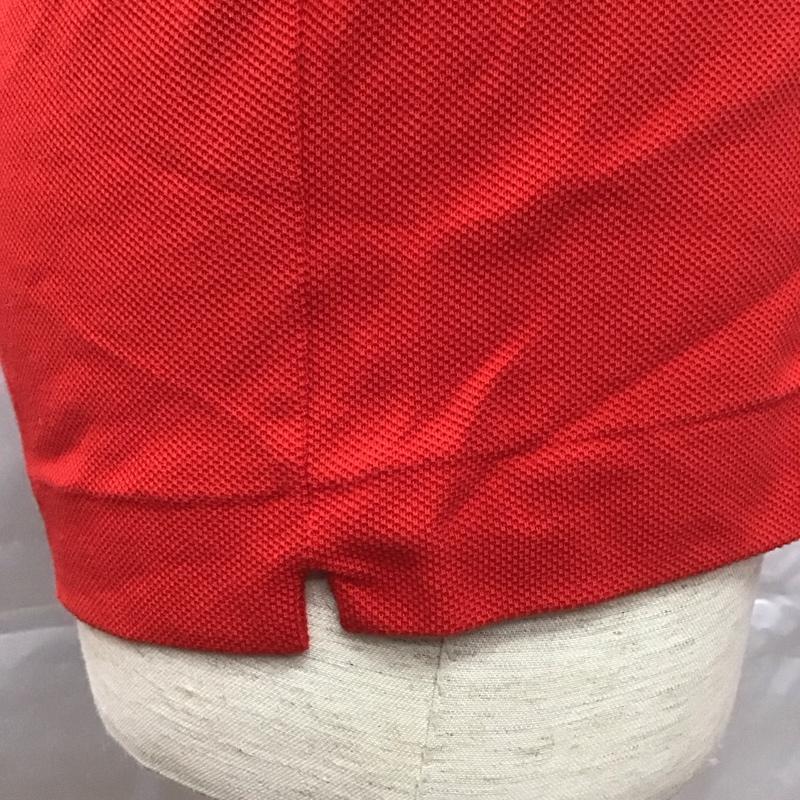 ラコステ LACOSTE ポロシャツ 半袖 半袖ポロシャツ カラーシャツ 半袖カットソー 3 ロゴ、文字 赤 / レッド /  メンズ USED 古着 中古 10111467