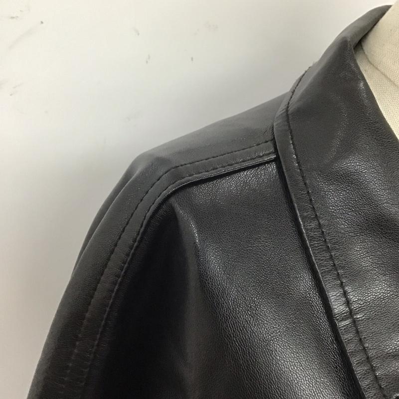 ザラ ZARA ジャケット、上着 ジャケット、ブレザー 2969 275 800 フェイクレザー M 無地 黒 / ブラック / レディース USED 古着 中古 10112630