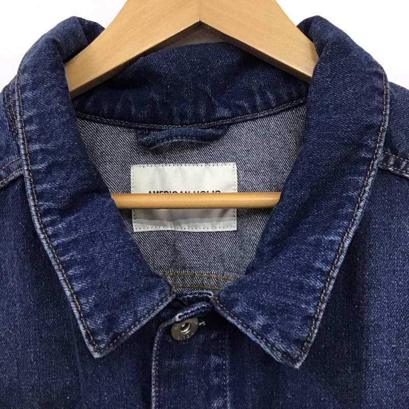 アメリカンホリック AMERICAN HOLIC ジャケット、上着 ジャケット、ブレザー デニムジャケット Gジャン FREE 無地 インディゴ / インディゴ / レディース USED 古着 中古 10131040