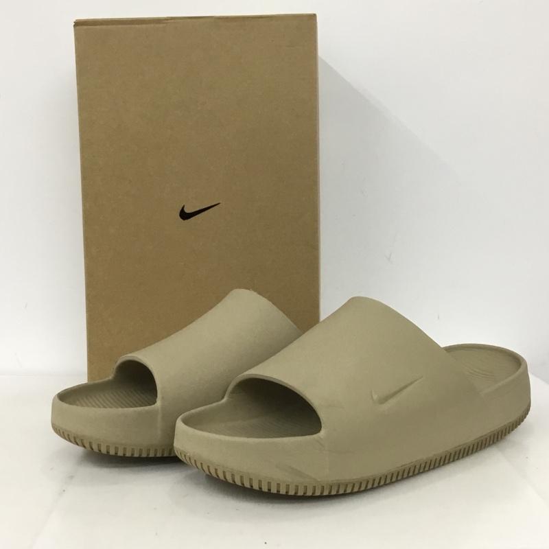 ナイキ NIKE サンダル サンダル FD4116 004 CALM SLIDE 箱有 ワンポイント ベージュ / ベージュ / メンズ USED 古着 中古 10133909