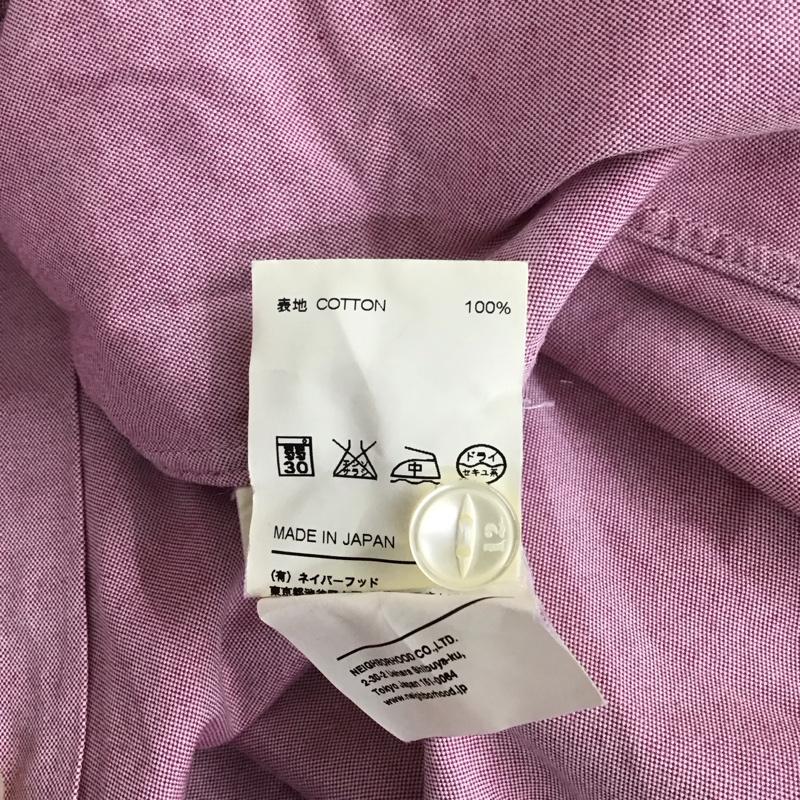 ネイバーフッド NEIGHBORHOOD シャツ、ブラウス 長袖 長袖シャツ カラーシャツ ポケットシャツ 長袖カットソー 無地シャツ S 無地 赤 / レッド / メンズ USED 古着 中古 10114707