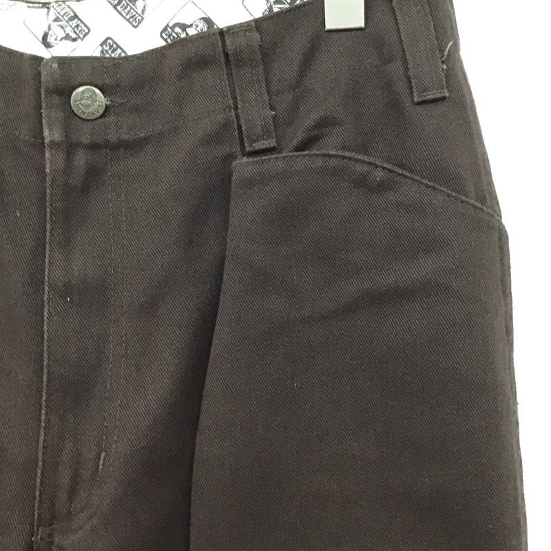 ベンデイビス BEN DAVIS パンツ ワークパンツ、ペインターパンツ ワークパンツ ワイドパンツ カジュアルパンツ 33インチ 無地 茶 / ブラウン / メンズ USED 古着 中古 10128785