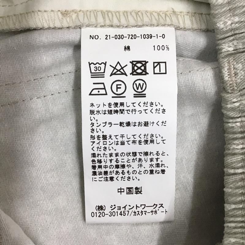 インヘリット INHERIT パンツ ワークパンツ、ペインターパンツ ワークパンツ ワイドパンツ カジュアルパンツ プリントパンツ L プリント 灰 / グレー / メンズ USED 古着 中古 10113886