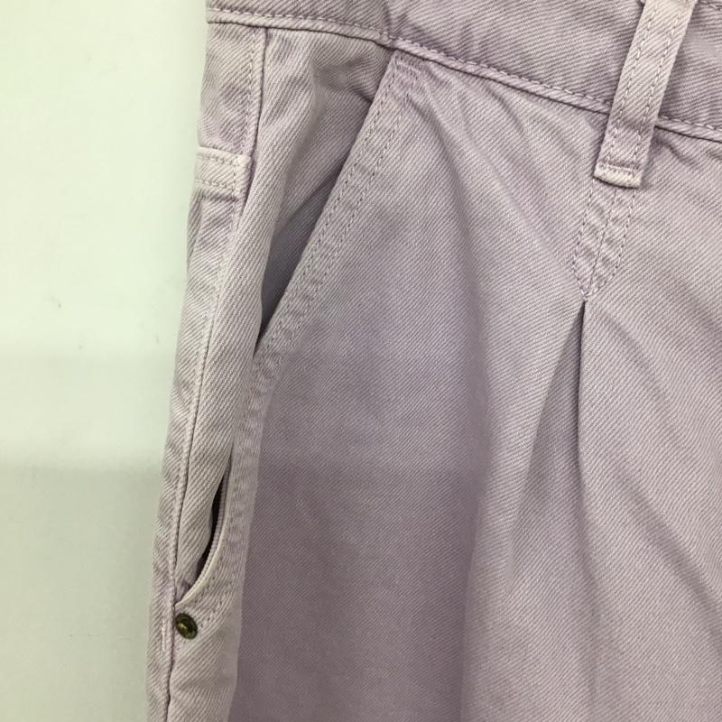 ザラ ZARA パンツ デニム、ジーンズ 40 無地 紫 / パープル / レディース USED 古着 中古 10136818
