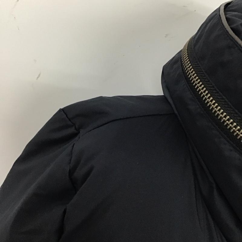 クロコダイル CROCODILE コート ダウンコート 0304-87411 ロング丈 L 無地 紺 / ネイビー / レディース USED 古着 中古 10120601