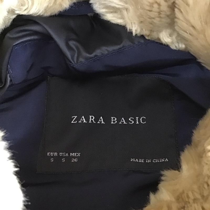 ザラベーシック ZARA BASIC コート コート一般 ロング丈 中綿 S 無地 紺 / ネイビー / レディース USED 古着 中古 10118502