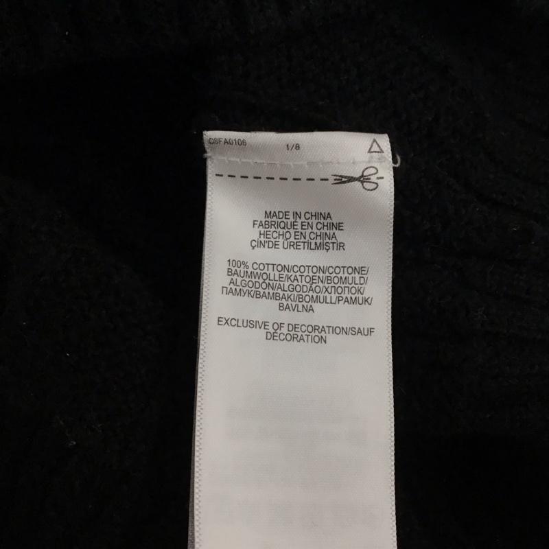 ポロラルフローレン POLO RALPH LAUREN ニット、セーター 長袖 長袖ニットカットソー ニット セーター クルーネックニット M ロゴ、文字 黒 / ブラック / メンズ USED 古着 中古 10123827