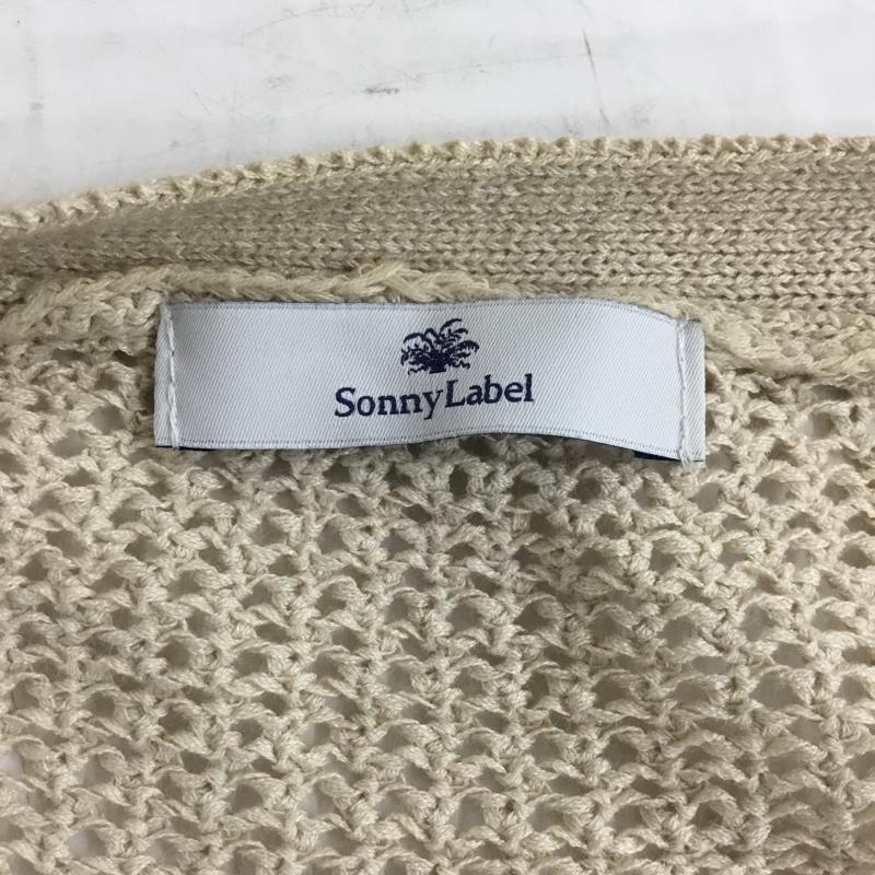 サニーレーベル Sonny Label カーディガン 長袖 長袖ニットカーディガン 長袖カットソー 前開カーディガン FREE 無地 ベージュ / ベージュ / レディース USED 古着 中古 10110026