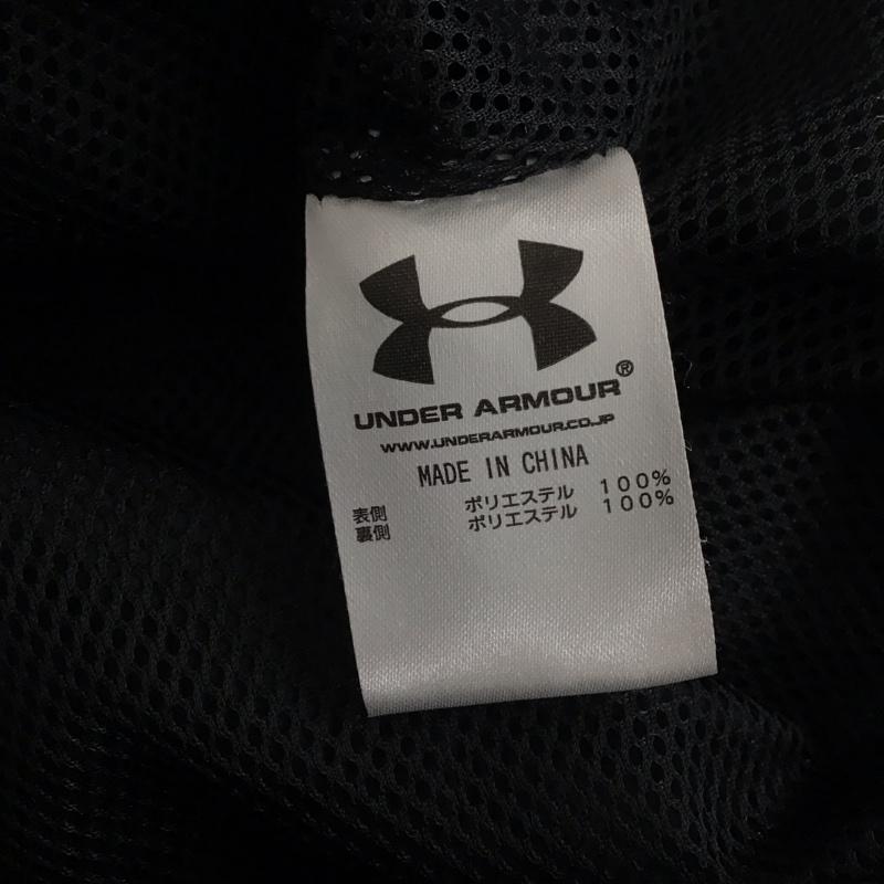 アンダーアーマー UNDER ARMOUR ジャケット、上着 ジャンパー、ブルゾン ジップアップジャケット ナイロンジャケットパーカー アウター L ロゴ、文字 黒 / ブラック / メンズ USED 古着 中古 10141685