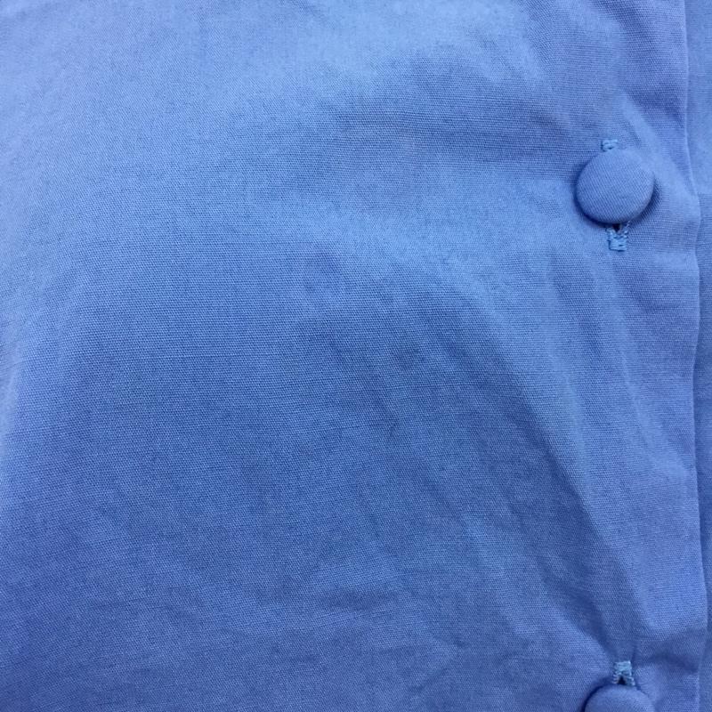 ザラ ZARA シャツ、ブラウス 長袖 長袖シャツ カラーシャツ 長袖カットソー M 無地 青 / ブルー / レディース USED 古着 中古 10110307
