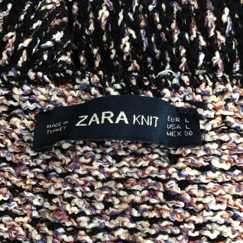 ザラ ZARA ジャケット、上着 ジャケット、ブレザー 3597 104 330 ニットジャケット L 無地 マルチカラー / マルチカラー / レディース USED 古着 中古 10114637