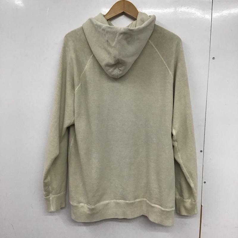 グッドオン Good On パーカー 長袖 長袖パーカー プルオーバーパーカー スウェット L 無地 ベージュ / ベージュ / メンズ USED 古着 中古 10133124