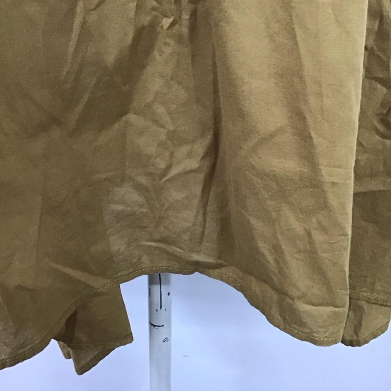 サマンサモスモス Samansa Mos2 カットソー 半袖 半袖カットソー 無地Tシャツ クルーネックカットソー フレア FREE 無地 茶 / ブラウン / レディース USED 古着 中古 10122709