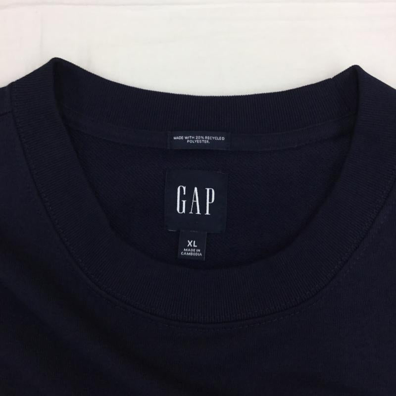 ギャップ GAP トレーナー 長袖 GAP1969 アーチロゴスウェット XL ロゴ、文字 紺 / ネイビー / X 赤 / レッド / メンズ USED 古着 中古 10136066