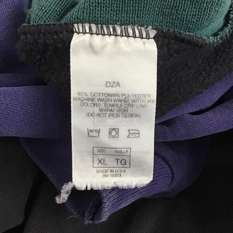 ナイキ NIKE トレーナー 長袖 スウェット 裏起毛 XL 無地 黒 / ブラック / X 緑 / グリーン / X 紺 / ネイビー / メンズ USED 古着 中古 10111788