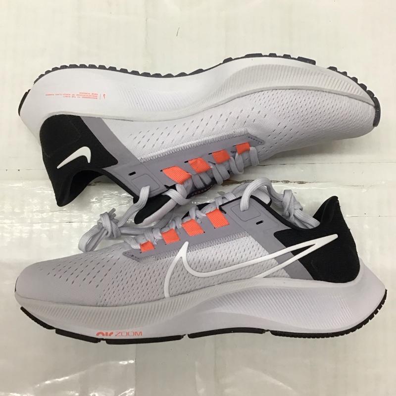 ナイキ NIKE スニーカー スニーカー CW7358-500 W Air Zoom Pegasus 38 24.5cm 24.5cm ロゴ、文字 灰 / グレー / X 黒 / ブラック / X 橙 / オレンジ / レディース USED 古着 中古 10120573