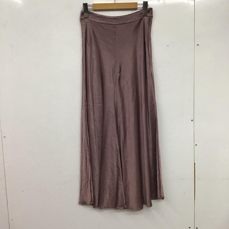 ザラ ZARA スカート ロングスカート ロングスカート フレアスカート カジュアルスカート S 無地 紫 / パープル / レディース USED 古着 中古 10135434