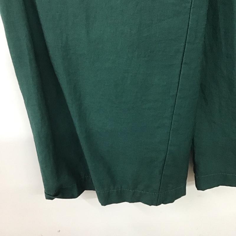 ローリーズファーム LOWRYS FARM パンツ ワークパンツ、ペインターパンツ lf523008tk ワークパンツ カジュアルパンツ ワイドイージーパンツ FREE 無地 緑 / グリーン / レディース USED 古着 中古 10136421