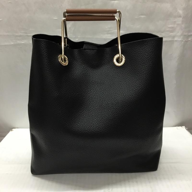 ザラ ZARA ショルダーバッグ ショルダーバッグ 2006 004 040 ポーチ付き 無地 黒 / ブラック / レディース USED 古着 中古 10108907