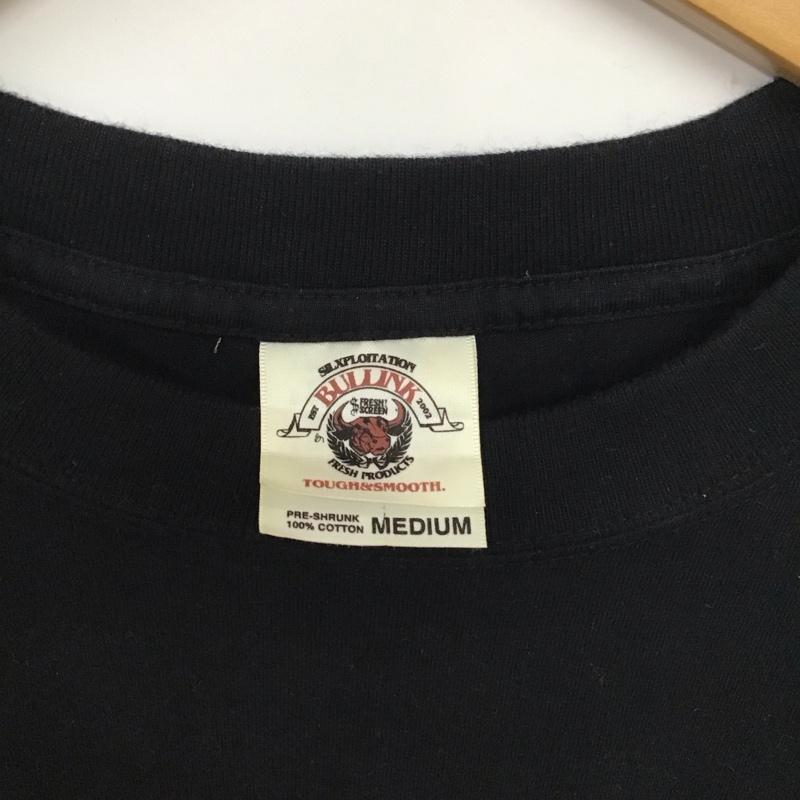 ダブルタップス WTAPS Tシャツ 半袖 半袖カットソー プリントTシャツ クルーネックカットソー EXTREMEPREJUDICE M ロゴ、文字 黒 / ブラック / メンズ USED 古着 中古 10133362