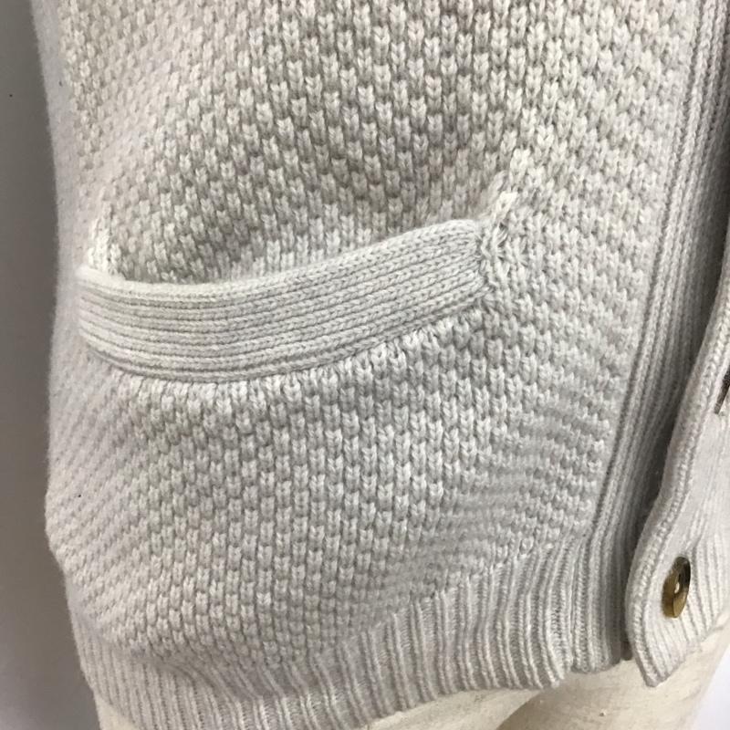 ジャーナルスタンダード JOURNAL STANDARD カーディガン 長袖 長袖ニットカーディガン リブニットカーディガン 前ボタン M 無地 ベージュ / ベージュ / メンズ USED 古着 中古 10118266