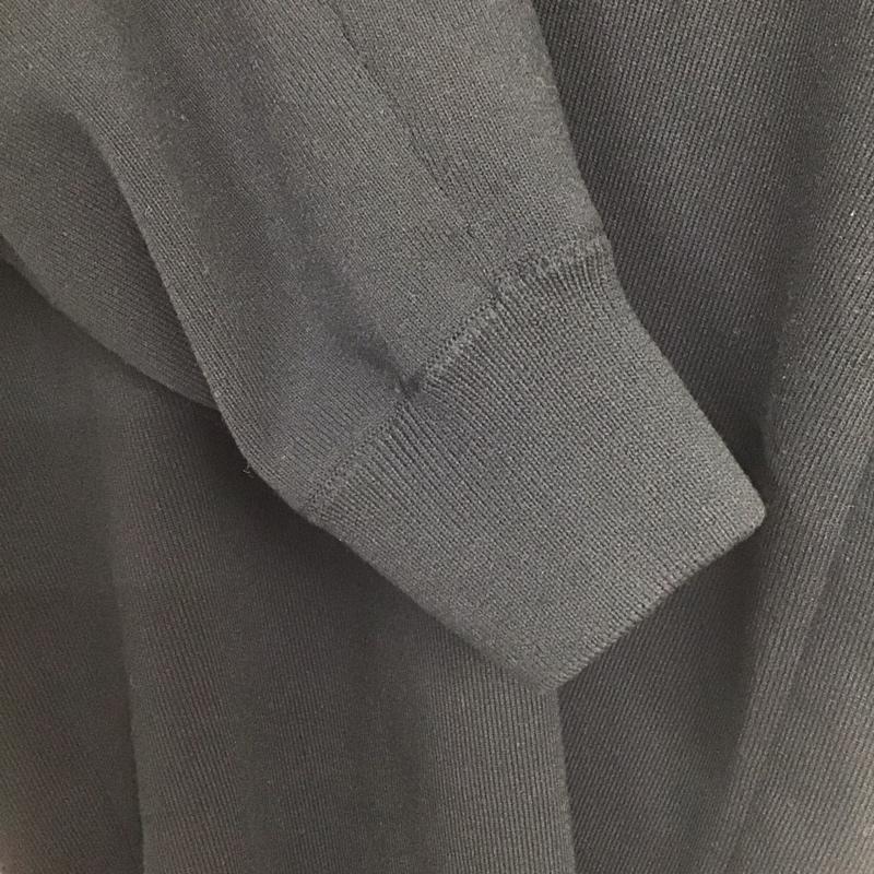 ザラ ZARA ワンピース ひざ丈スカート M 無地 黒 / ブラック / レディース USED 古着 中古 10139334