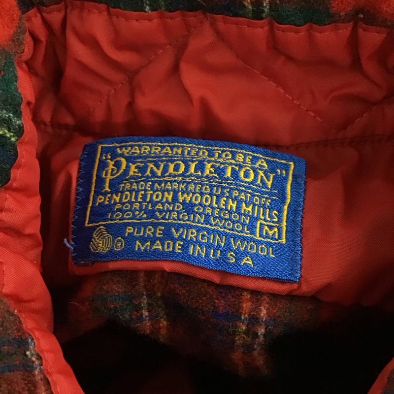 ペンドルトン PENDLETON シャツ、ブラウス 長袖 長袖シャツ カラーシャツ ポケットシャツ 長袖カットソー 70s M チェック マルチカラー / マルチカラー / メンズ USED 古着 中古 10106826