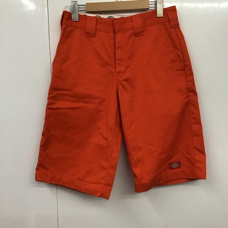 ディッキーズ Dickies パンツ ショートパンツ ショートパンツ ハーフパンツ カジュアルパンツ 28インチ ロゴ、文字 橙 / オレンジ /  メンズ USED 古着 中古 10124676