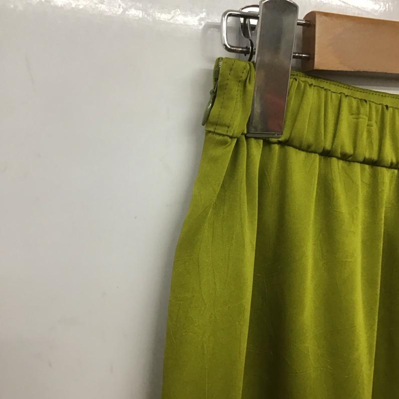 ユナイテッドアローズ UNITED ARROWS スカート ロングスカート 1524-162-4942 サテンタイトロングスカート 36 無地 薄緑 / ライトグリーン / レディース USED 古着 中古 10138813