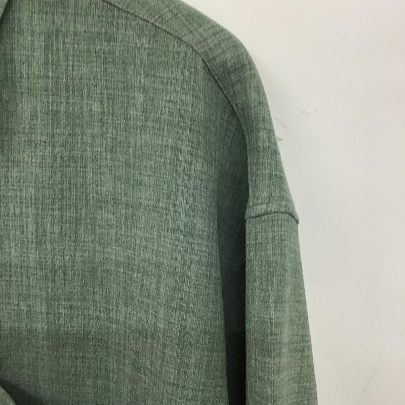 ジーナシス JEANASIS シャツ、ブラウス 長袖 FREE 無地 薄緑 / ライトグリーン / レディース USED 古着 中古 10134655