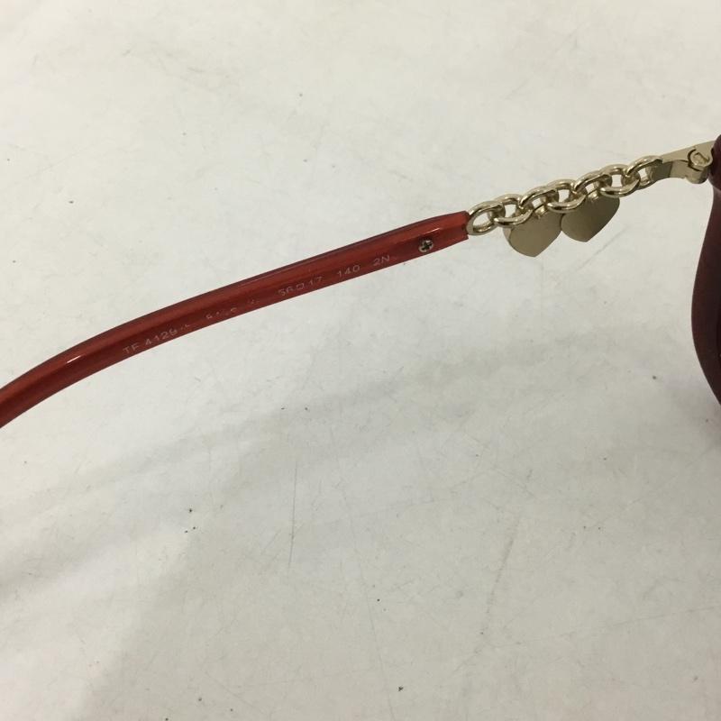 ティファニー TIFFANY&Co. めがね・サングラス サングラス TF4129 ハートタグ ロゴ、文字 黒 / ブラック / X 赤 / レッド / X 金 / ゴールド / レディース USED 古着 中古 10137928