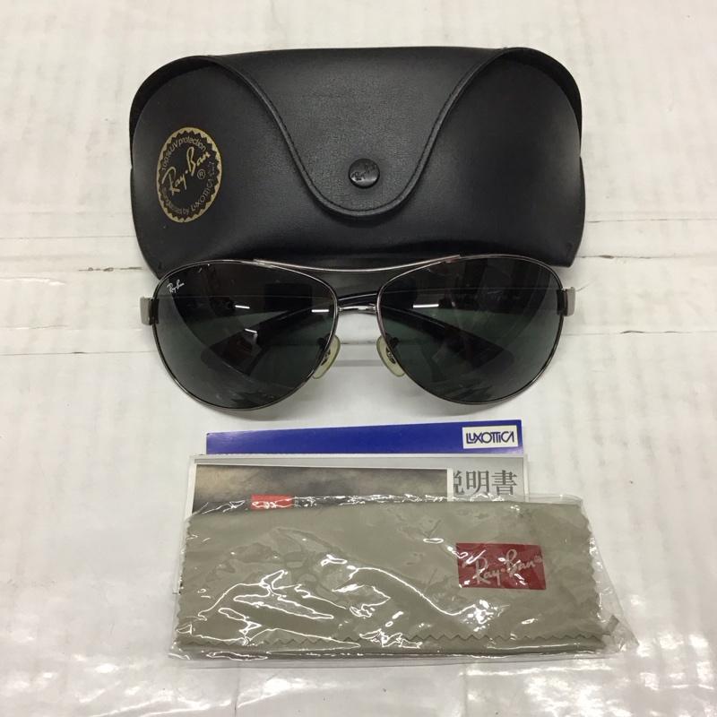 レイバン Ray-Ban めがね・サングラス サングラス RB3386 オーバル ロゴ、文字 黒 / ブラック / メンズ USED 古着 中古 10114536