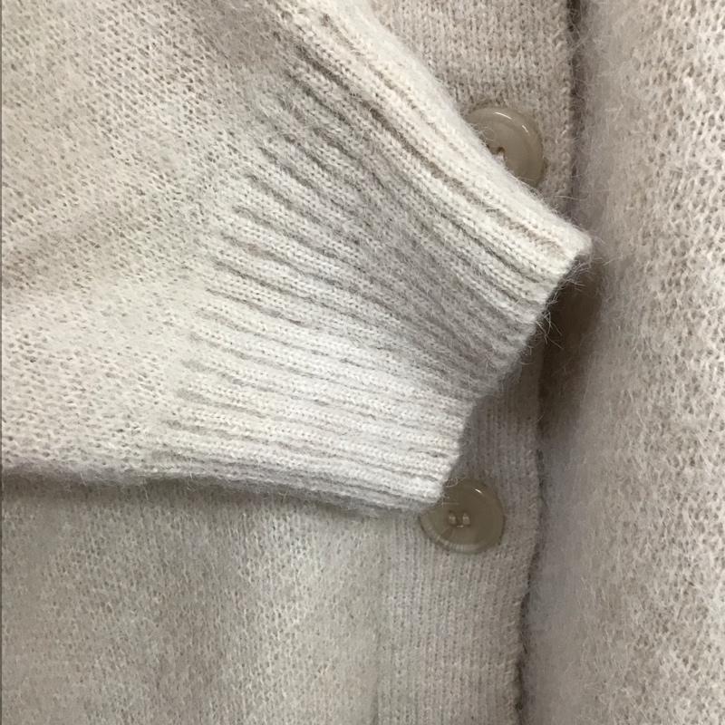 グローバルワーク GLOBAL WORK カーディガン 長袖 XS 無地 ベージュ / ベージュ / レディース USED 古着 中古 10131688