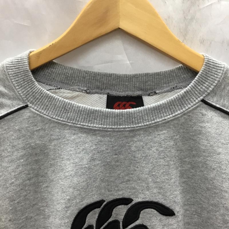 カンタベリーオブニュージーランド CANTERBURY OF NEW ZEALAND トレーナー 長袖 スウェット M ロゴ、文字 灰 / グレー /  メンズ USED 古着 中古 10118974