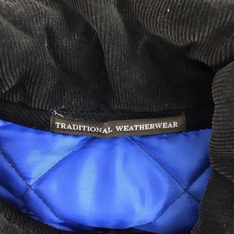 トラディショナルウェザーウェア Traditional Weatherwear ジャケット、上着 ジャケット、ブレザー キルティングジャケット カラージャケット ボタン前開ジャケット アウター 38 無地 黒 / ブラック / メンズ USED 古着 中古 10124665