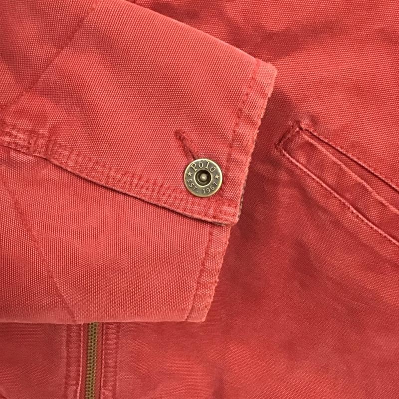 ポロバイラルフローレン Polo by RALPH LAUREN ジャケット、上着 ジャンパー、ブルゾン L 無地 赤 / レッド / レディース USED 古着 中古 10131934