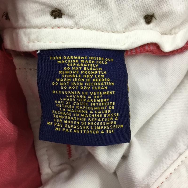 ラルフローレンラグビー RALPHLAURENRUGBY パンツ ショートパンツ ショートパンツ ハーフパンツ カジュアルパンツ 36 ダメージ加工 桃 / ピンク / メンズ USED 古着 中古 10113276