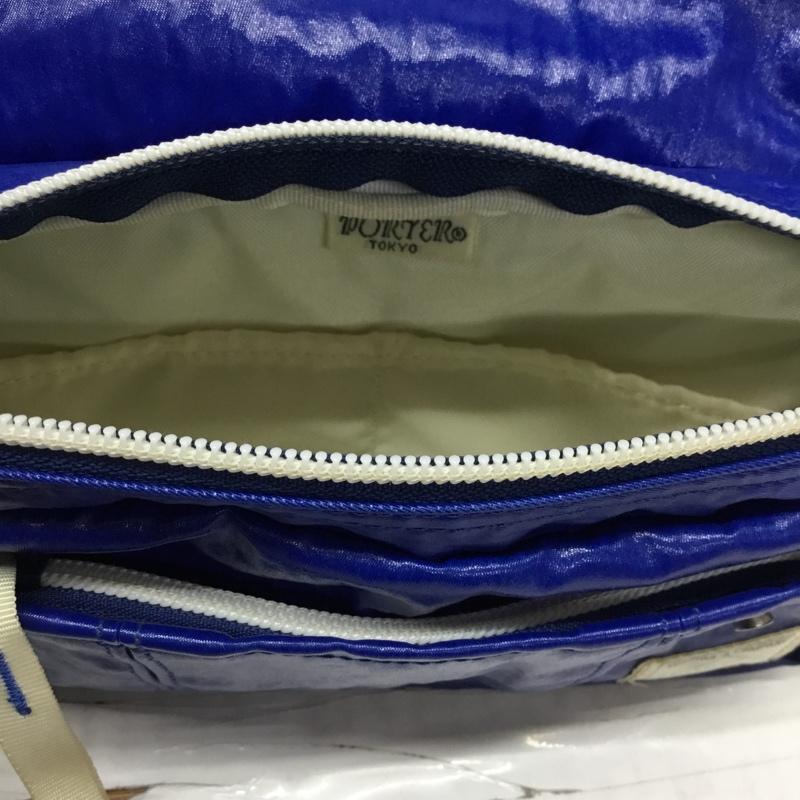 ポーター PORTER ショルダーバッグ ショルダーバッグ ロゴ、文字 青 / ブルー / レディース USED 古着 中古 10107882