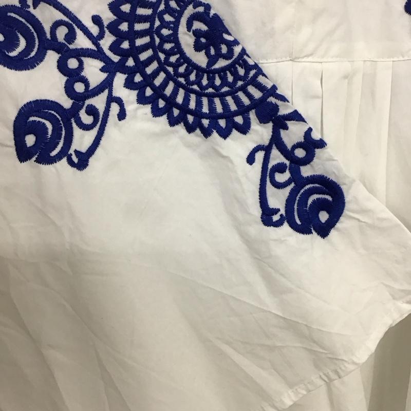 ザラ ZARA ワンピース ミニスカート 4786/282/250 刺しゅう入りミニワンピース S 刺繍 白 / ホワイト /  レディース USED 古着 中古 10133644