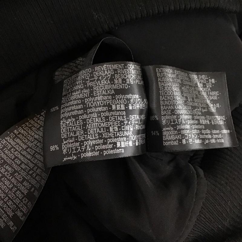 ザラ ZARA ジャケット、上着 ジャンパー、ブルゾン ジップアップジャケット フェイクレザー アウター M 無地 黒 / ブラック / レディース USED 古着 中古 10118523