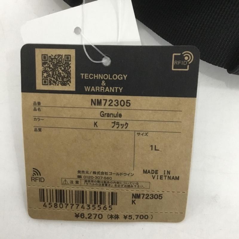 ザノースフェイス THE NORTH FACE ウエストバッグ ウエストバッグ NM72305 グラニュール タグ付き ロゴ、文字 黒 / ブラック / メンズ USED 古着 中古 10126717