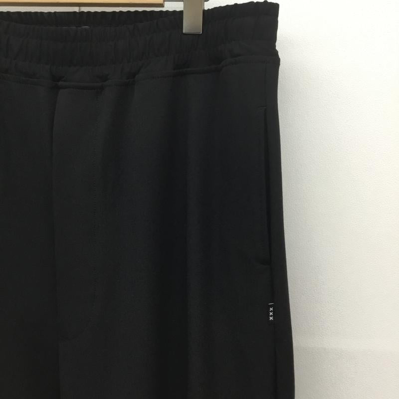 ゴッドセレクショントリプルエックス GOD SELECTION XXX ボトムス ボトムス イージーパンツ XL 無地 黒 / ブラック / メンズ USED 古着 中古 10106153