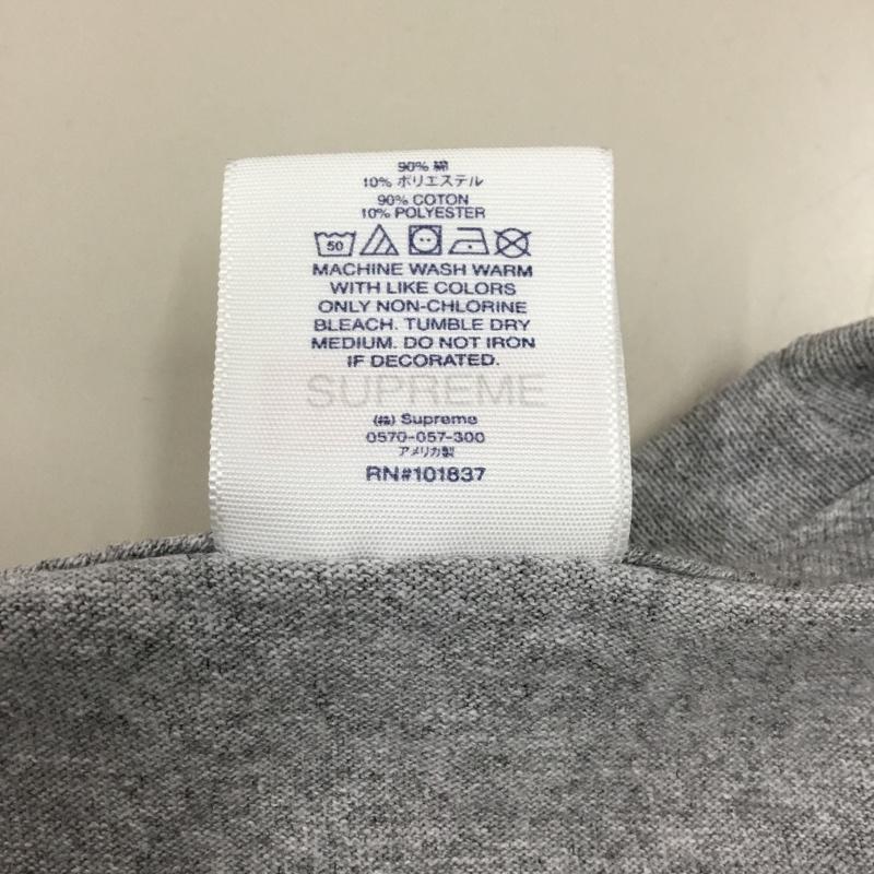 シュプリーム Supreme Tシャツ 半袖 23SS Crown Tee M ロゴ、文字 灰 / グレー / メンズ USED 古着 中古 10111358