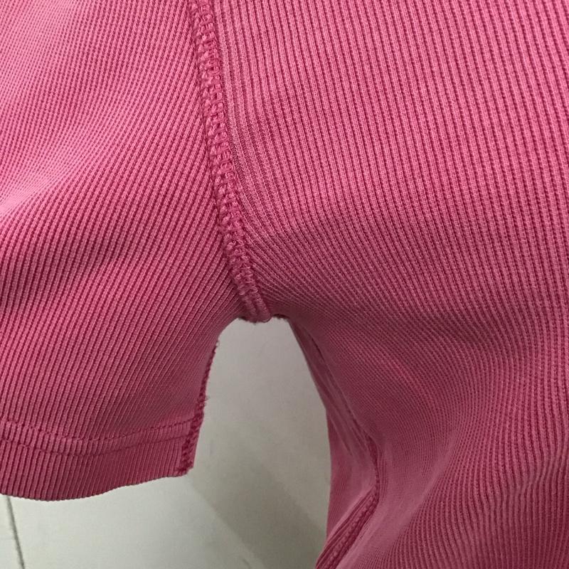 フリークスストア FREAK S STORE Tシャツ 半袖 221-32100 クルーネック ピグメント ミニT タグ付き FREE 無地 桃 / ピンク / レディース USED 古着 中古 10125004